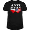 Anti System Polish American Flags Shirt