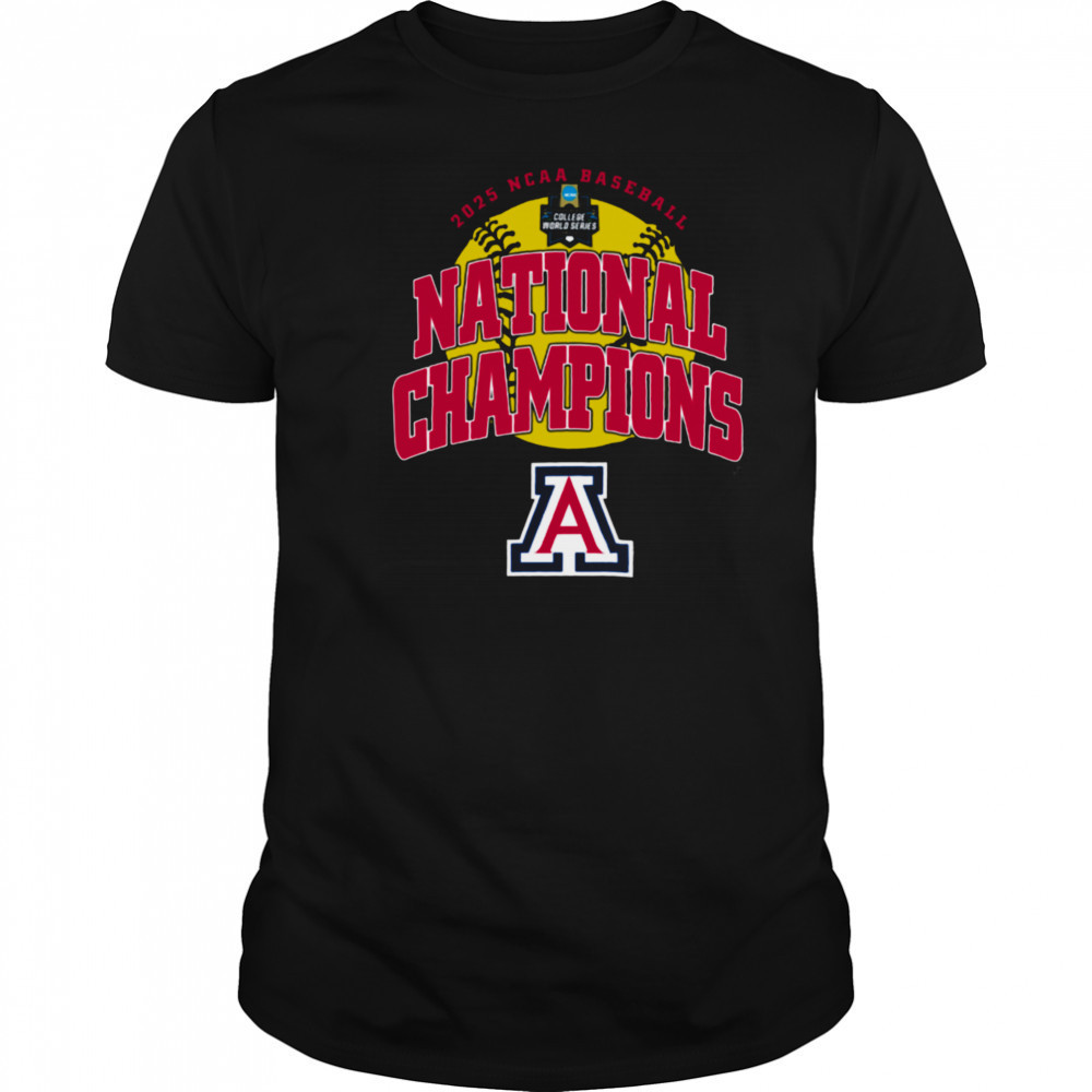 Arizona Wildcats 2025 NCAA Baseball College World Series Champions T Shirt