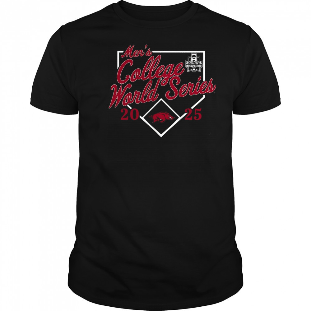 Arkansas Razorbacks 2025 NCAA Baseball Men’s College World Series Bullpen Ace Shirt