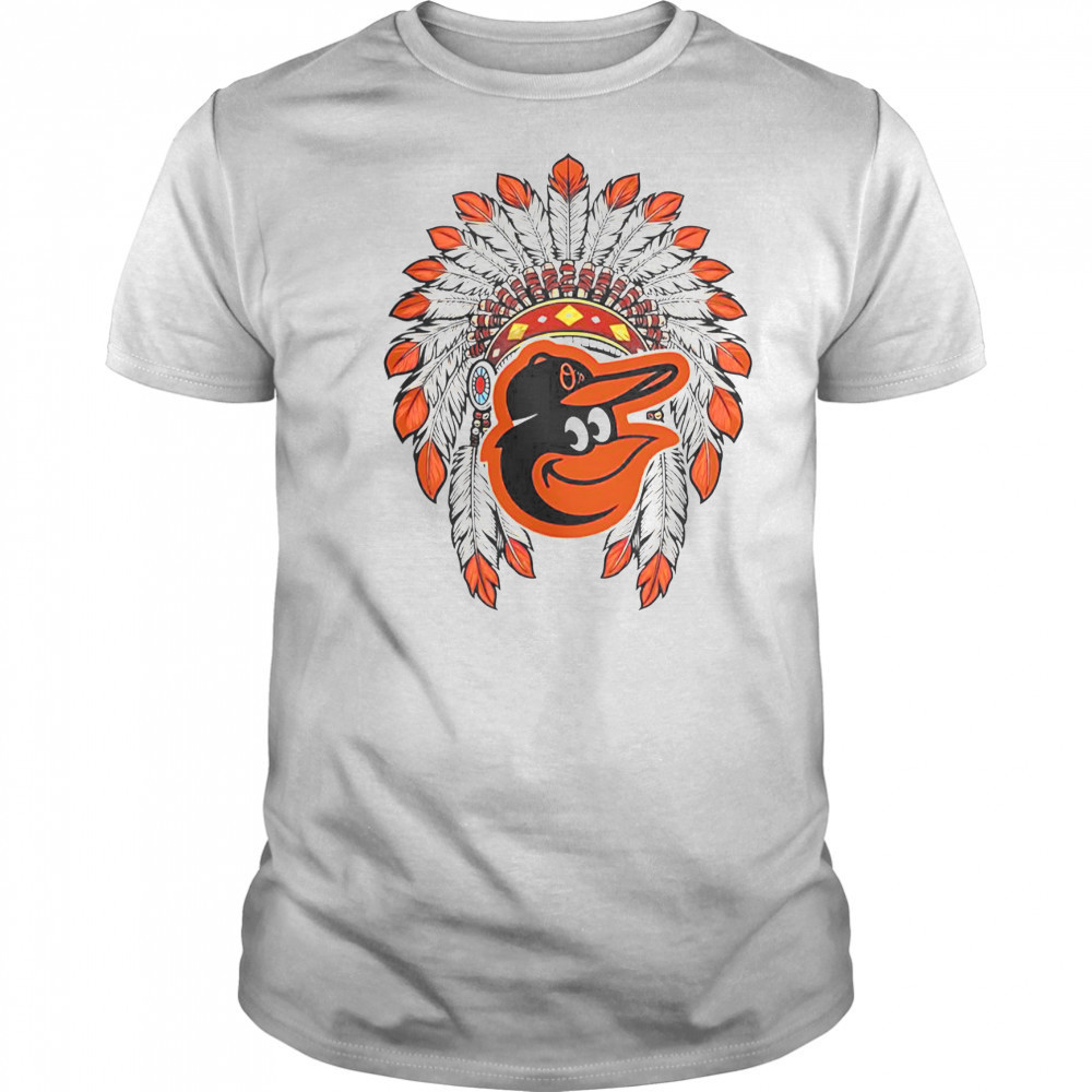 Baltimore Orioles Native American Logo T-Shirt