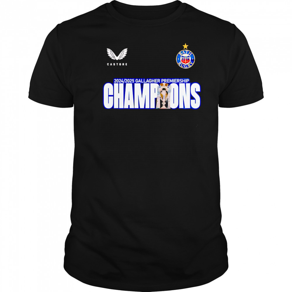 Bath Rugby Premiership Champions 2025 Treble Winners shirt