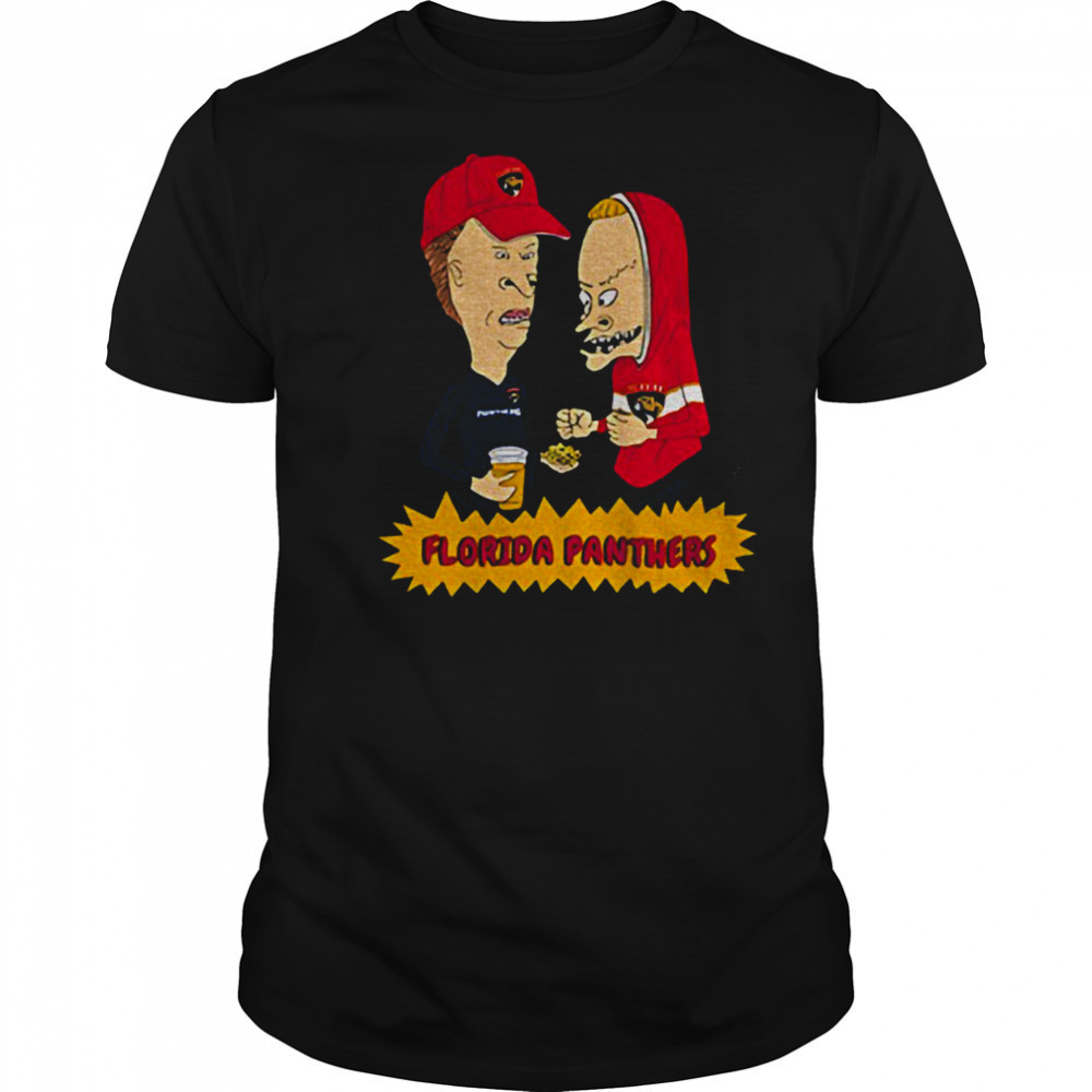 Beavis and Butt Head Florida Panthers NHL Hockey shirt