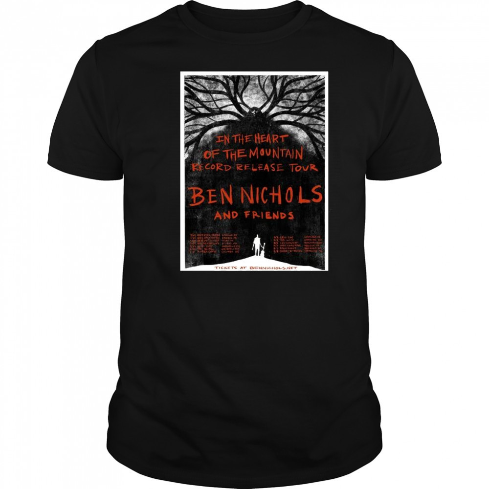 Benjamin Nichols And Friends In The Heart Of The Mountain Record Release Tour 2025 t-shirt