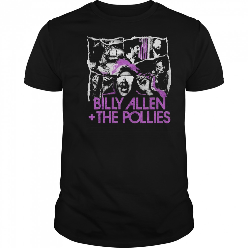Billy Allen And The Pollies Faces T-shirt