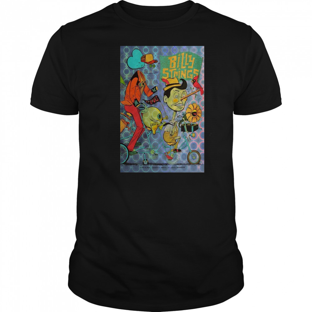 BILLY STRINGS 2025 Poster ST Louis Missouri T-Shirt