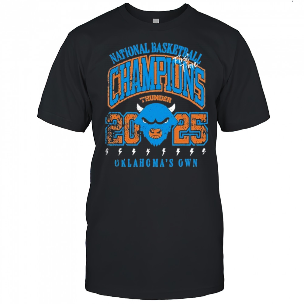 Bison Distressed Champs Black Shirt