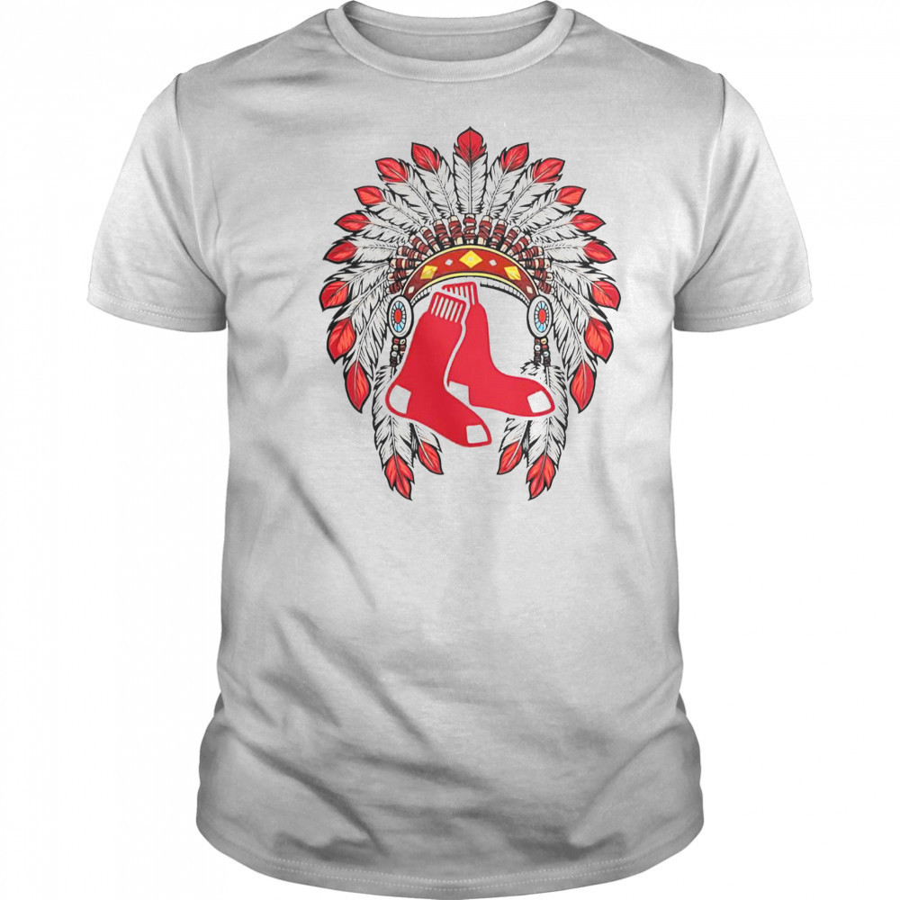 Boston Red Sox Native American Logo T-Shirt