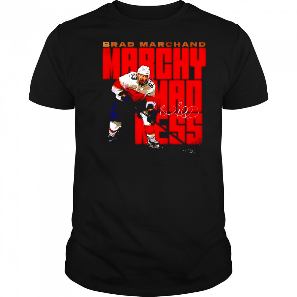 Brad Marchand Florida Marchy Madness WHT T-Shirt