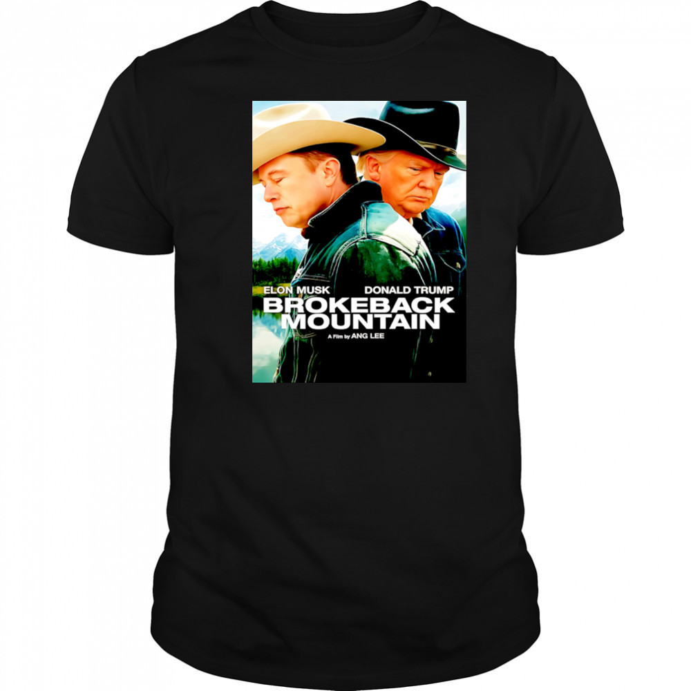 Brokeback Mountain Elon And Trump Cowboy Hat shirt