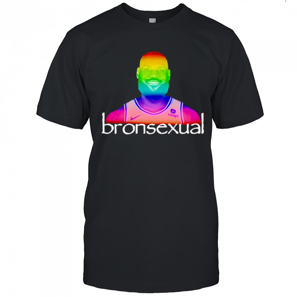 Bronsexual LeBron James meme pride shirt