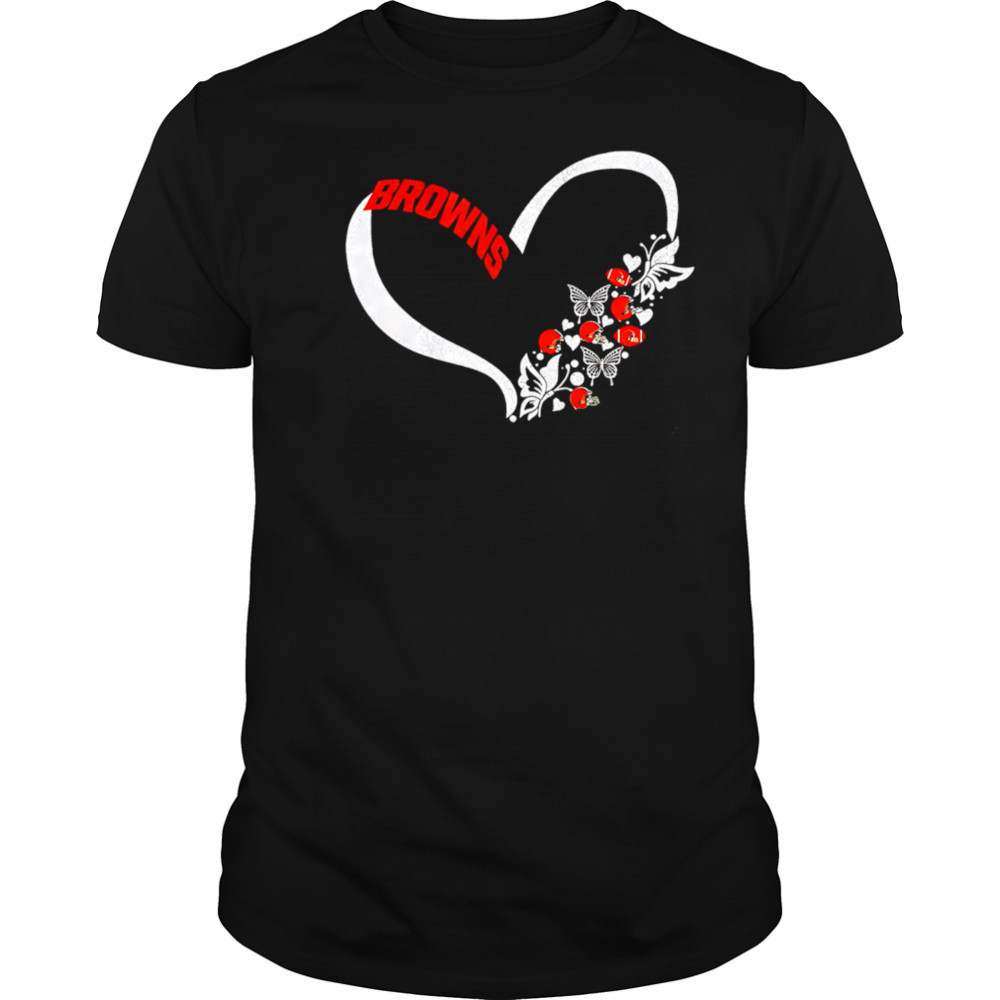 Butterflies in my stomach Cleveland browns NFL shirt