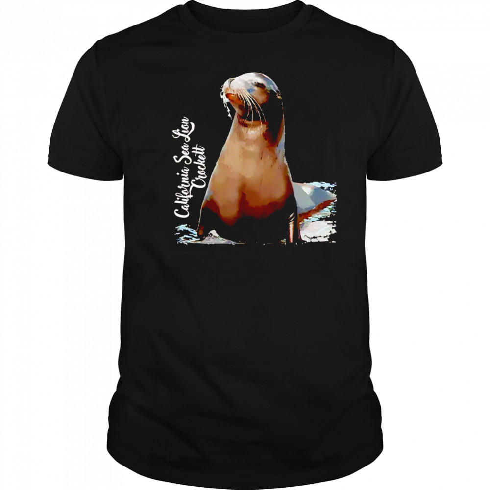 California sea lion crockett shirt