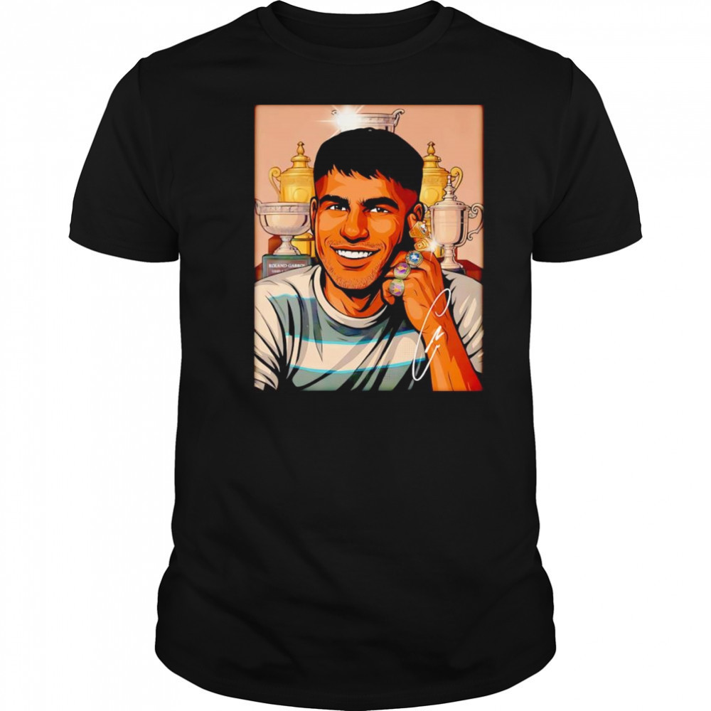 Carlos Alcaraz Roland Garros Champion shirt