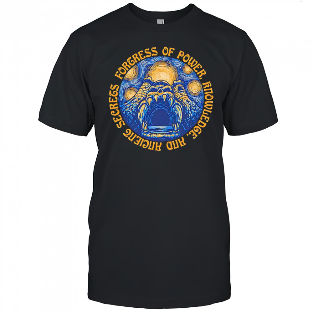 Castle Grayskull fortress of Power knowledge and ancient secrets shirt