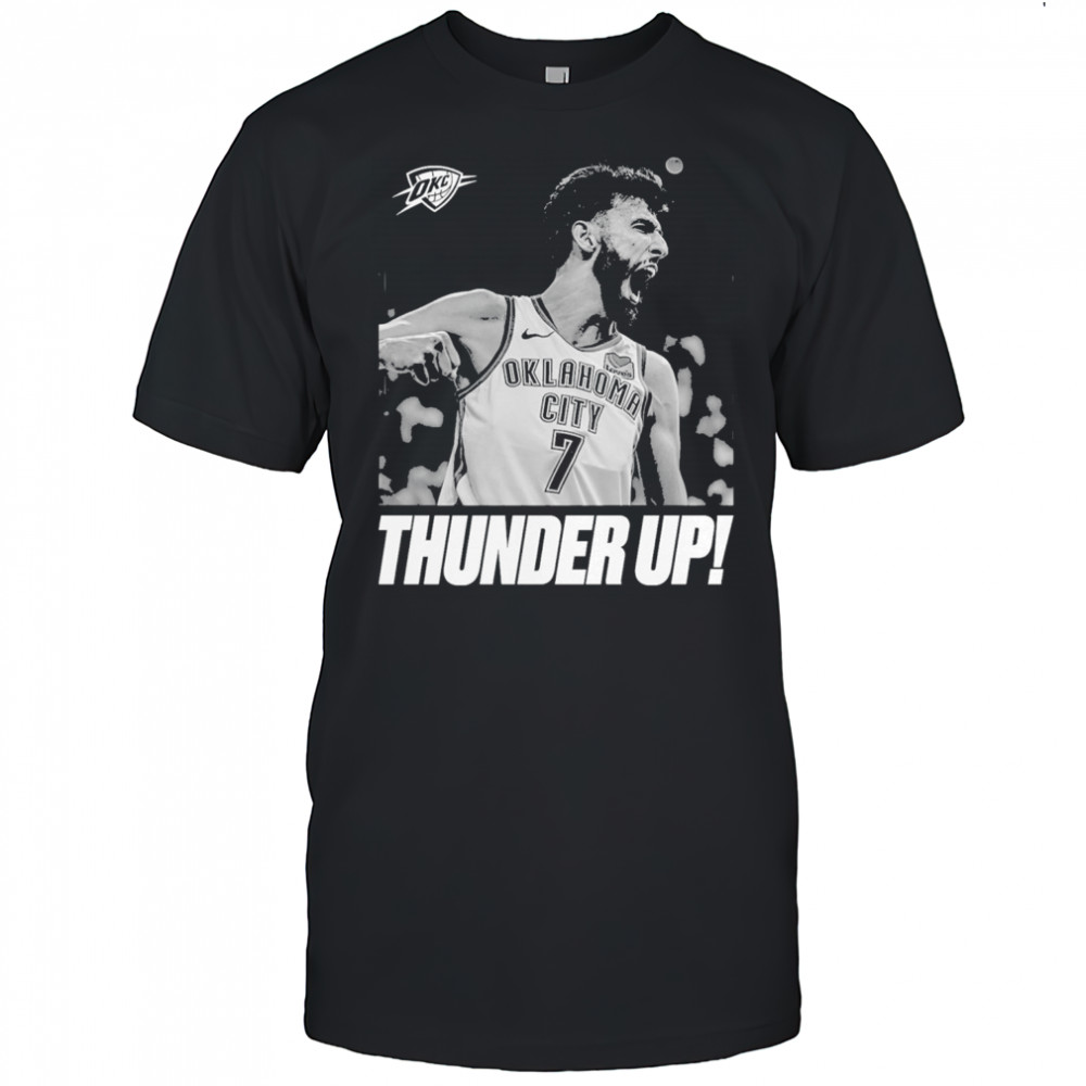 Chet Holmgren Oklahoma City Thunder Unisex 2025 NBA Finals Champions Celebration T-Shirt