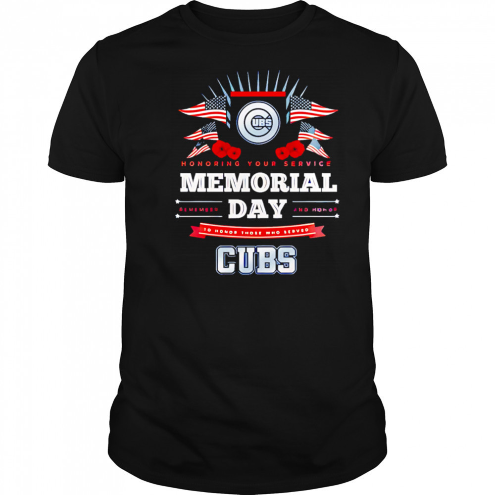 Chicago Cubs MLB x Memorial Day Baseball shirt