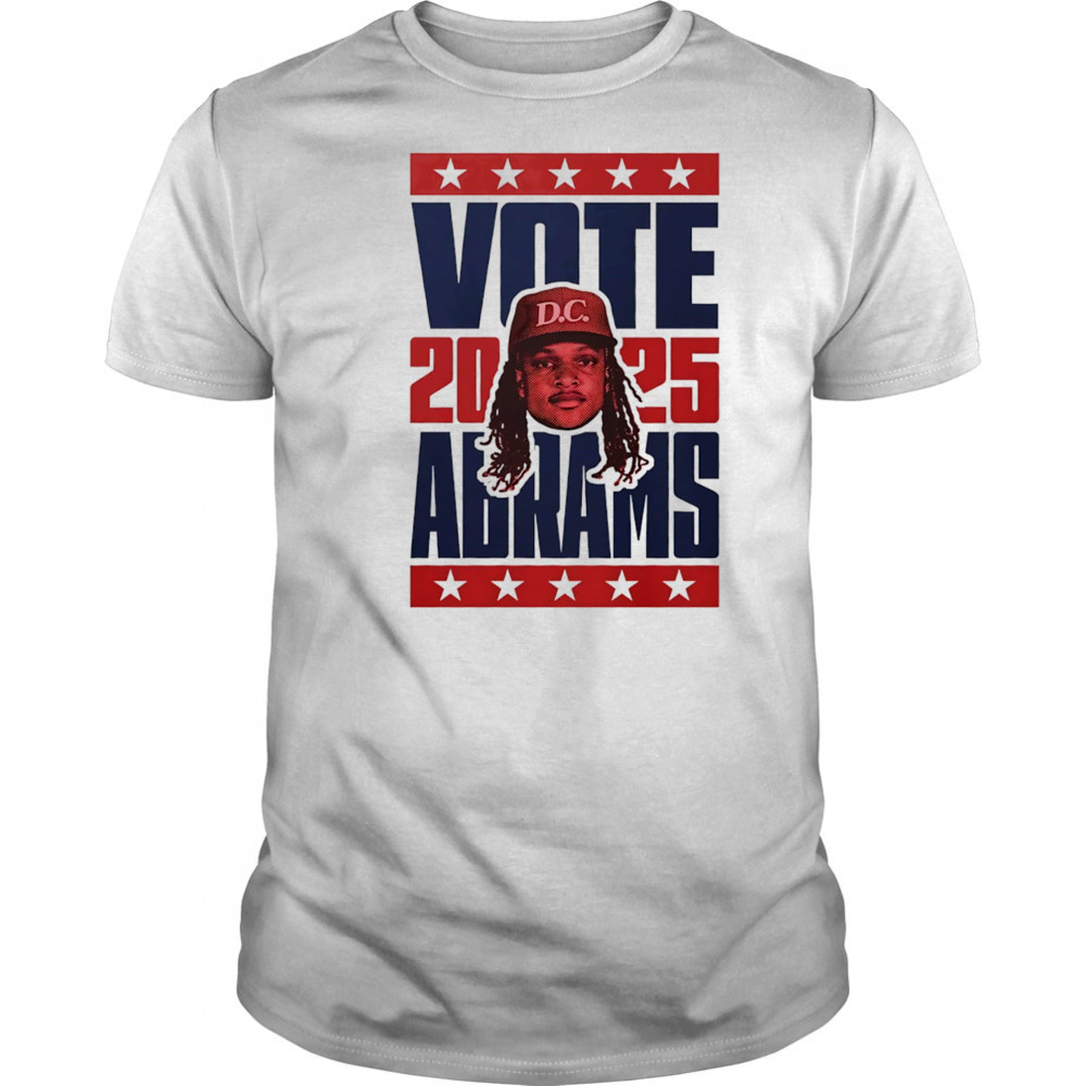 CJ Abrams 2025 Vote shirt