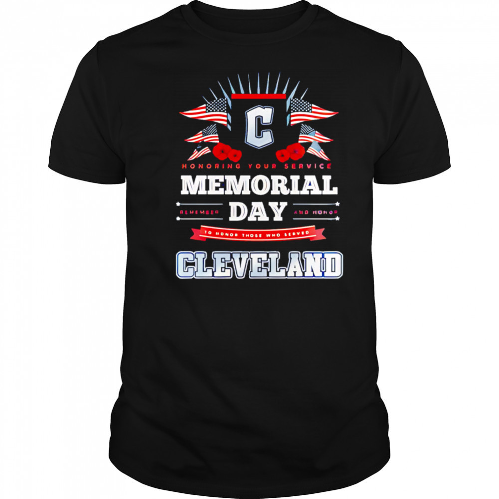 Cleveland Guardians MLB x Memorial Day Baseball shirt