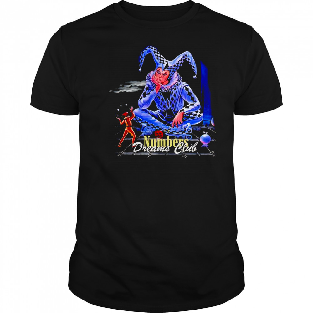 Clown numbers dreams club shirt