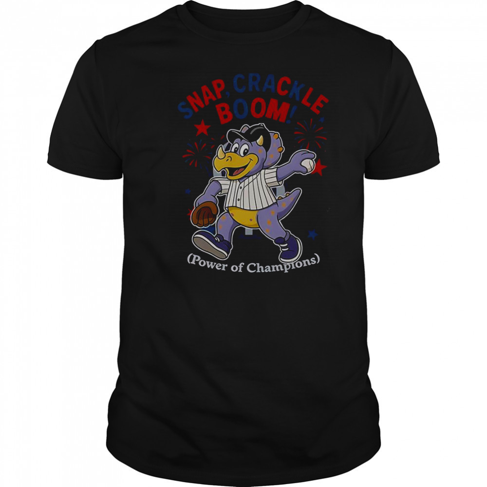 Colorado Rockies Snap Crackle Boom Power Of Champions Indepencence Day T-Shirt