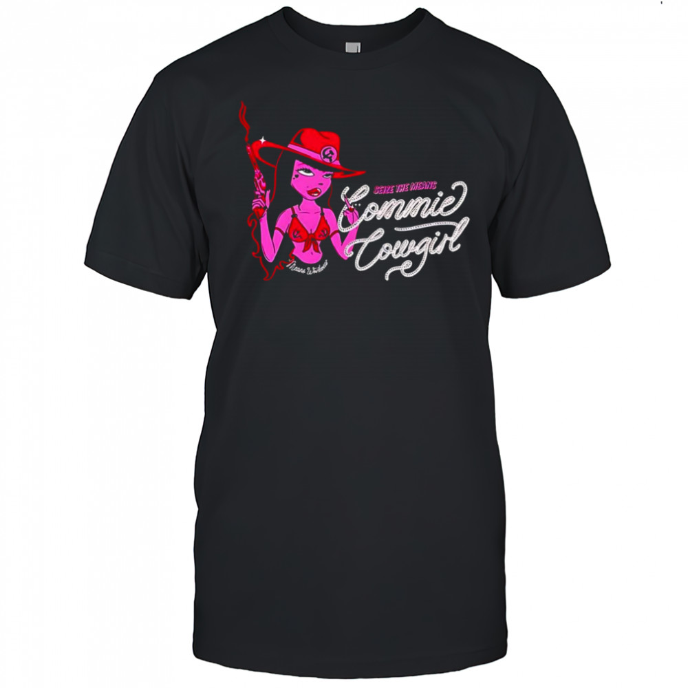 Commie cowgirl shirt