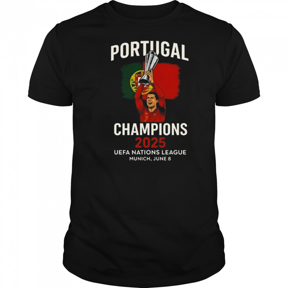 Cristiano Ronaldo Portugal Champions 2025 Nations League Victory Shirt