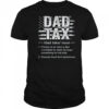 Dad Tax Funny Dad Tax Definition Father's Day Humor shirt