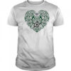 Dallas Stars Floral Pattern Heart logo shirt