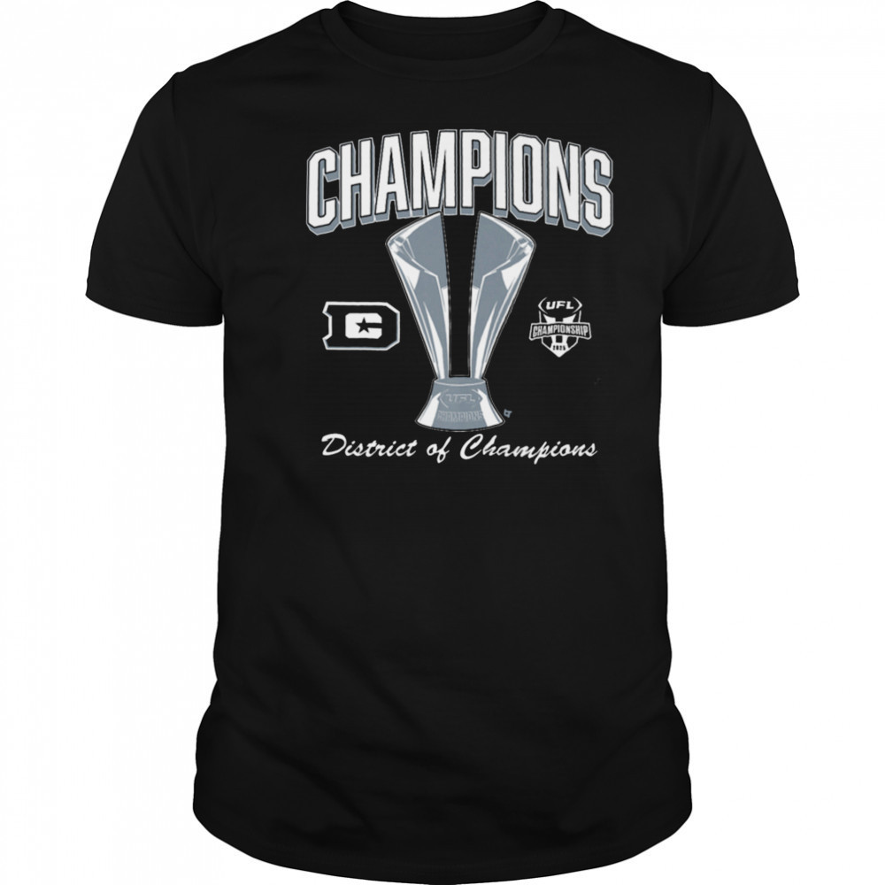 DC Defenders 2025 UFL Champions United Football LeagueShirt
