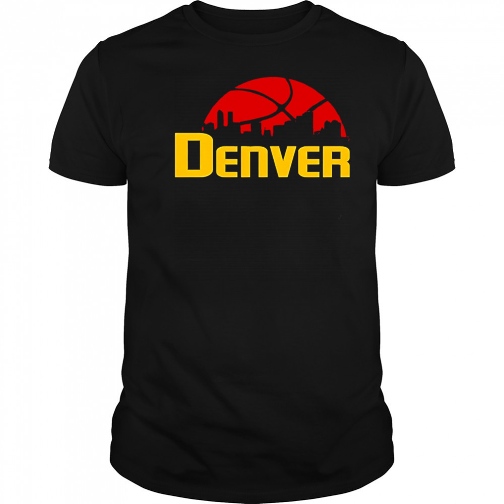 Denver Nuggets Cityscape Skyline style 2025 shirt