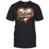 Detroit baseball heart design Vinatge Detroit Sports shirt