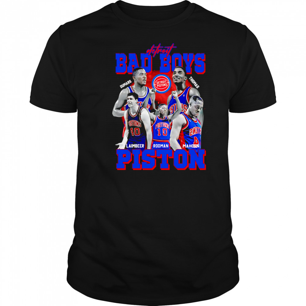 Detroit Pistons the bad boy graphic shirt
