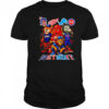 Detroit sports mascot pose shirt