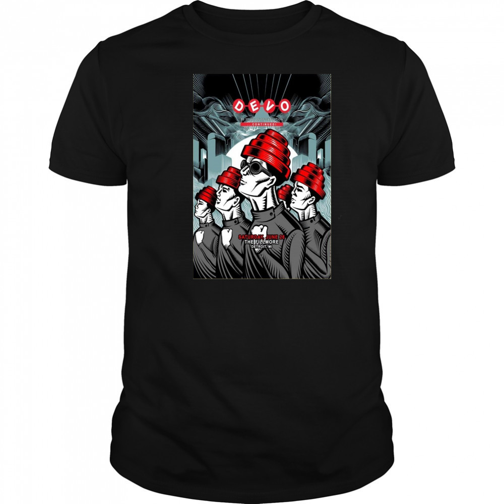Devo Show June 28 2025 The Fillmore Detroit MI Poster T-Shirt