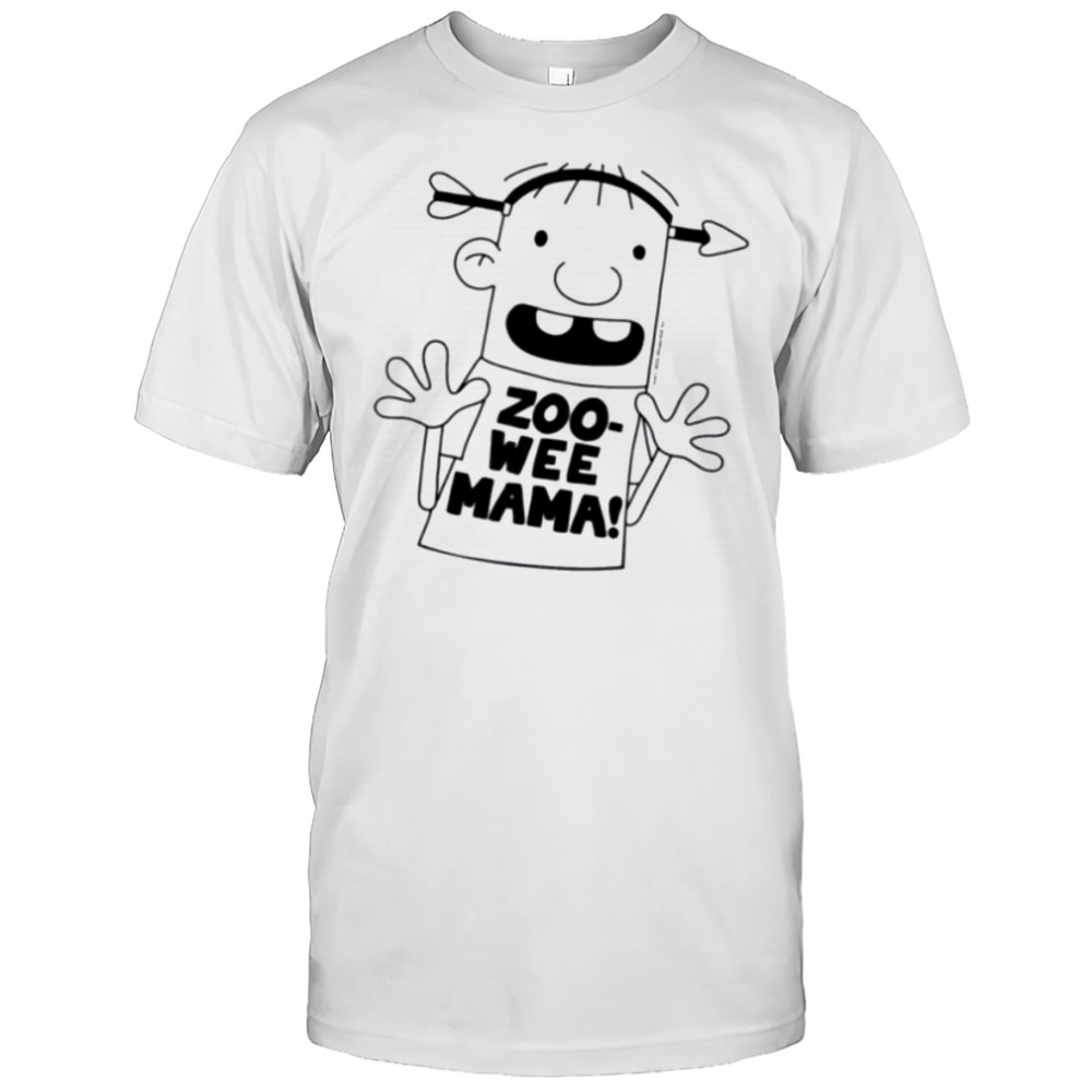 Diary of a Wimpy Kid Rowley Zoo Wee Mama Big Face T Shirt