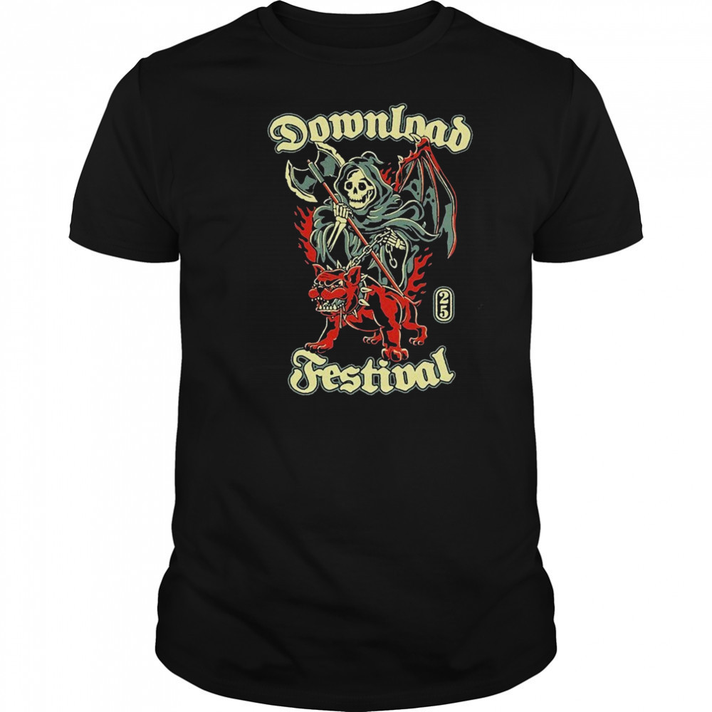 Download Festival 2025 Reaper T-shirt