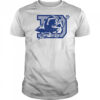 Duke Sprinting Blue Devil Logo Vintage shirt