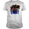 E Blu Zeudiners Piuma Tatuata T-Shirt