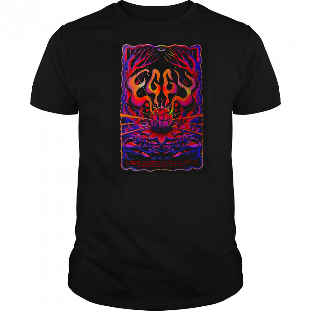 Eggy Summer Tour 2025 Poster T-Shirt