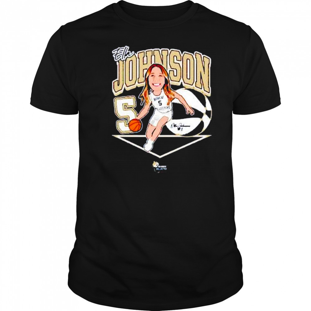 Ella Johnson Montana State Bobcats women’s basketball caricature player shirt