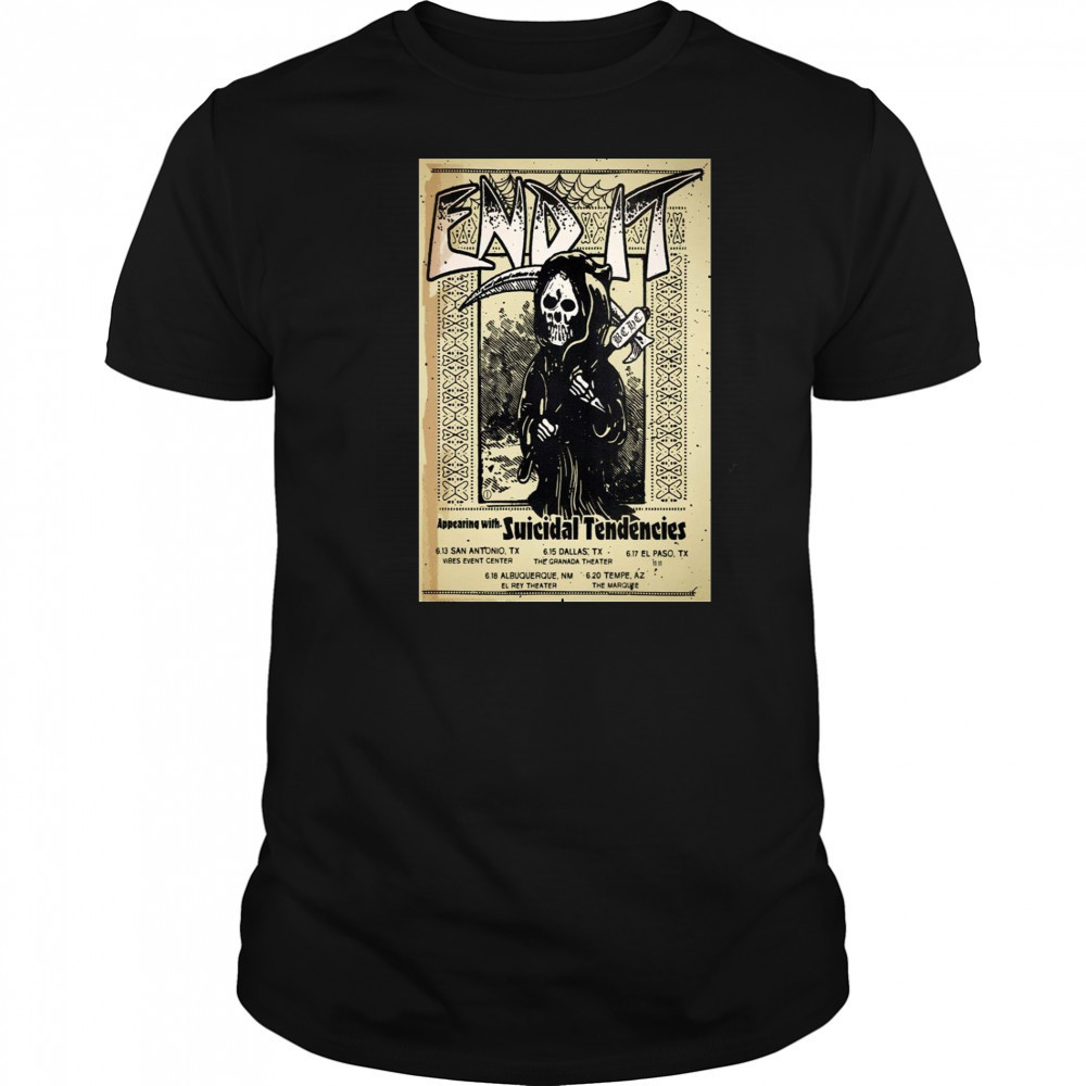 End It Summer Tour 2025 Poster T-Shirt
