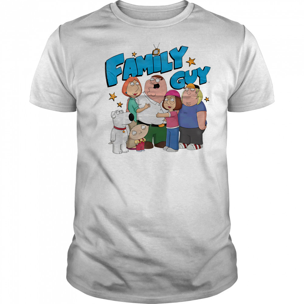 Family Guy cartoon graphic shirt