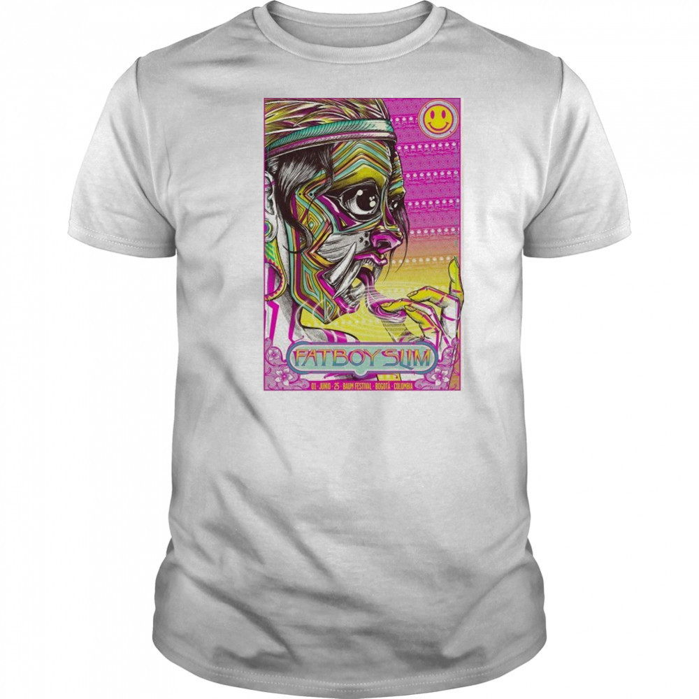 Fatboy Slim Jun 1 2025 Bogotá Colombia Poster shirt