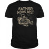 Father Mows Best Funny Fathers Day Dad Riding Mowing Lawn shirt