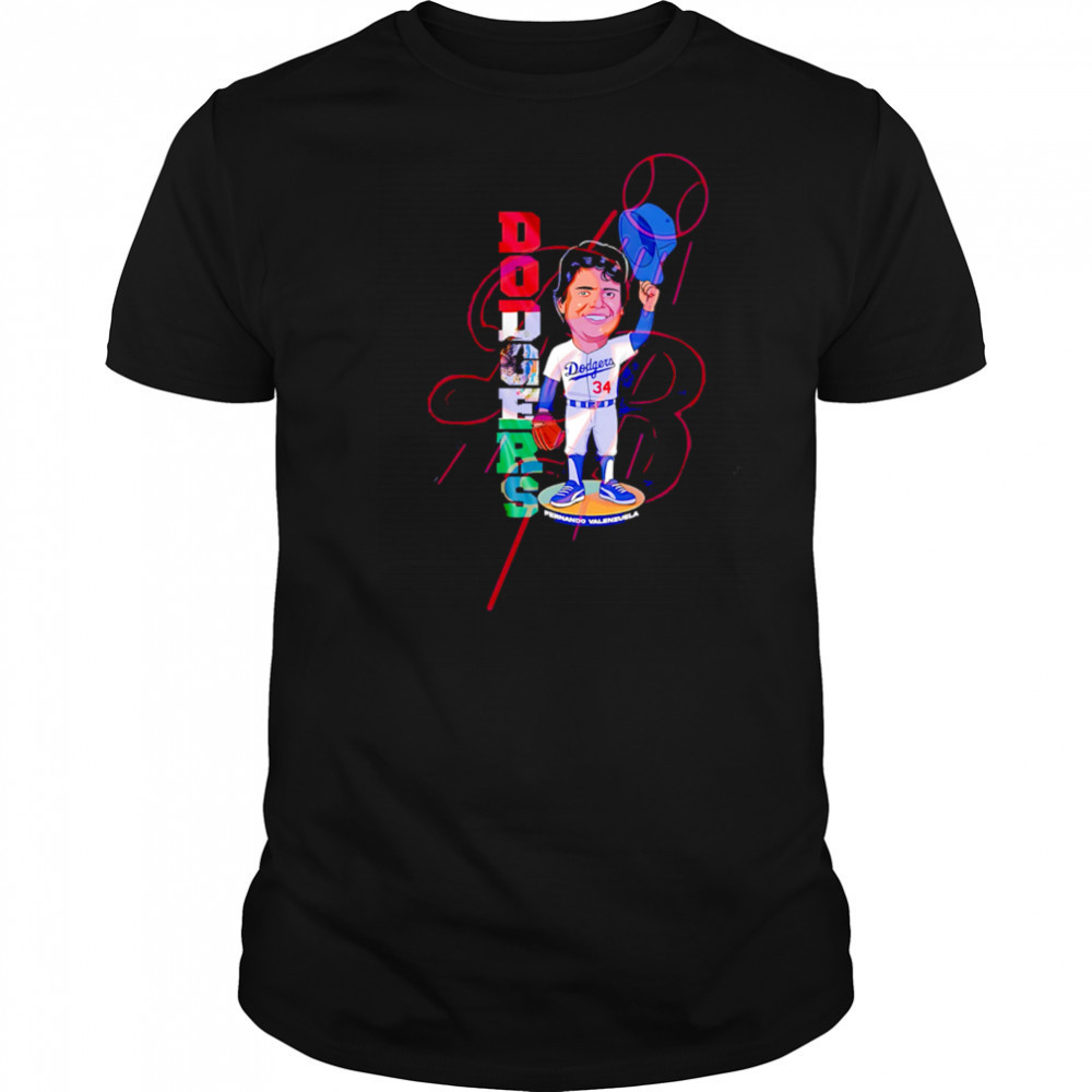 Fernando Valenzuela Los Angeles Dodgers Souvenirs shirt