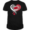 Fingerprint heart it’s in my DNA Arkansas Razorbacks shirt