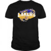 Flaming Grim Reaper Los Angeles Lakers logo shirt