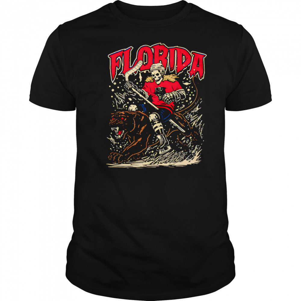 Florida Hockey Skeleton graphic shirt