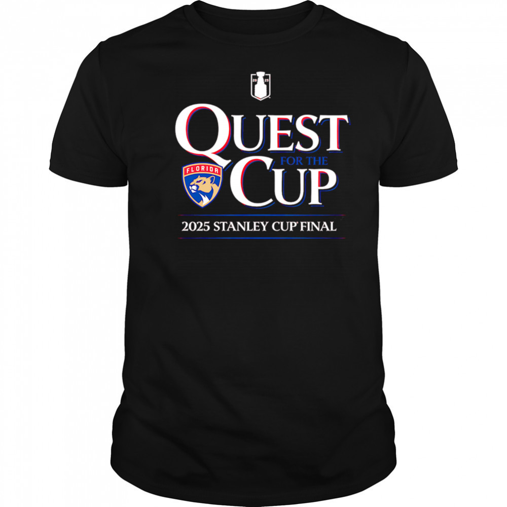 Florida Panthers 2025 Stanley Cup Final Quest for the Cup shirt