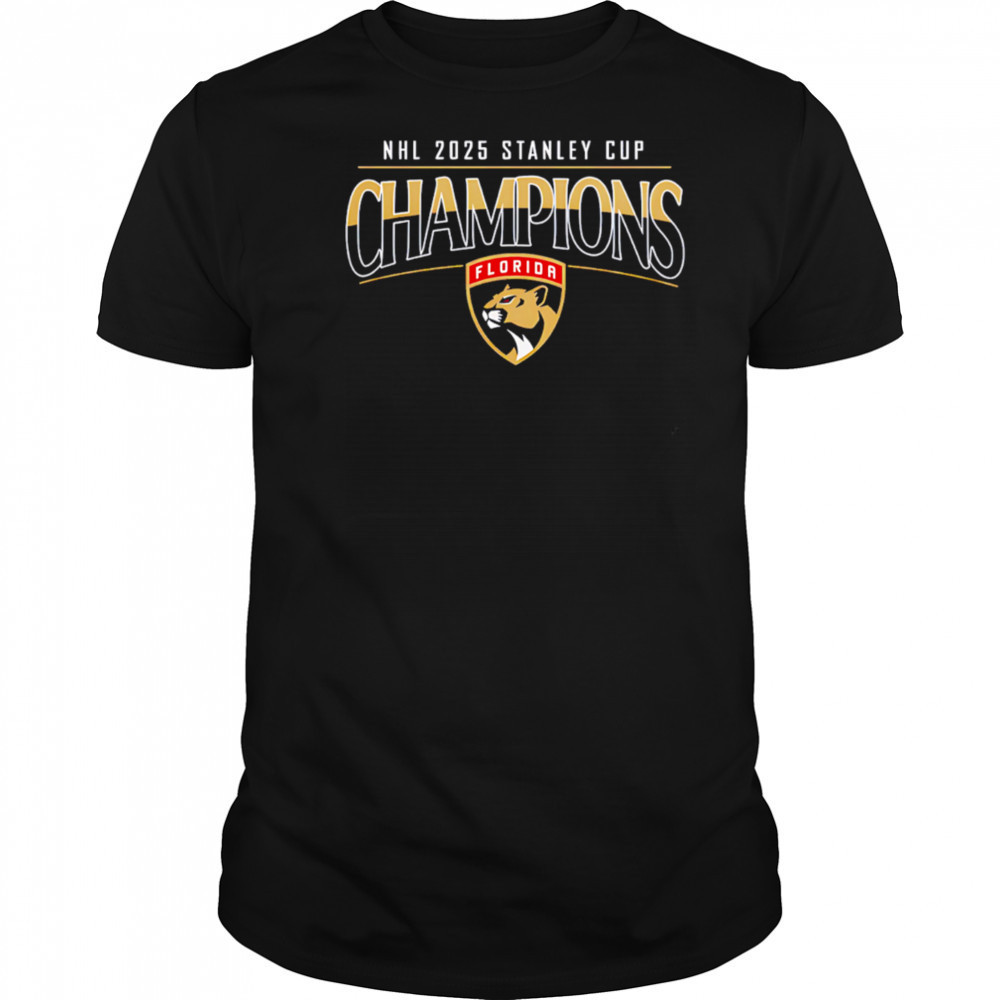 Florida Panthers NHL 2025 Stanley Cup Champions logo shirt
